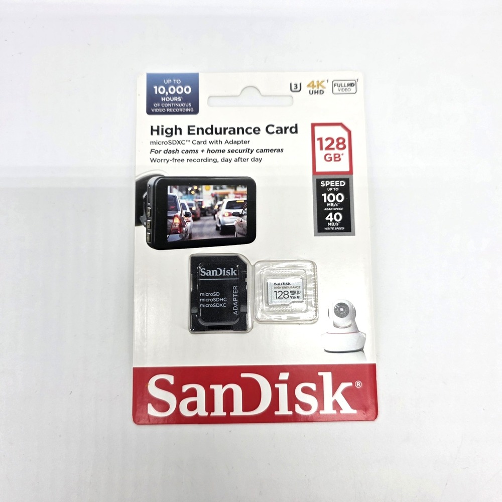 Sandisk 128GB High Endurance MicroSD Card SDSQQNR-128G Security Cam Dash Cam